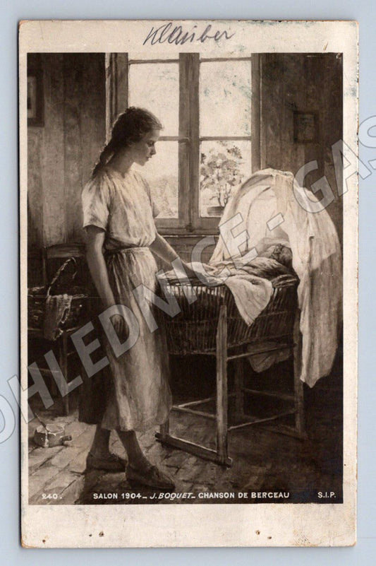 Postcard J. Boquet Chanson de Berceau 1904 (M2674)