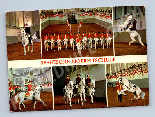 Pohlednice Rakousko Vídeň Španělská jezdecká škola 1968 (M26743)