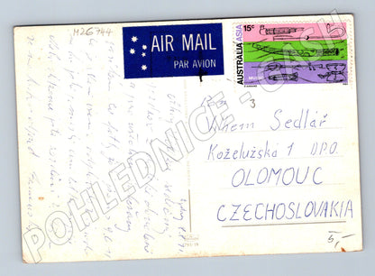 Pohlednice Austrálie domorodí obyvatelé cca 1960 (M26744)