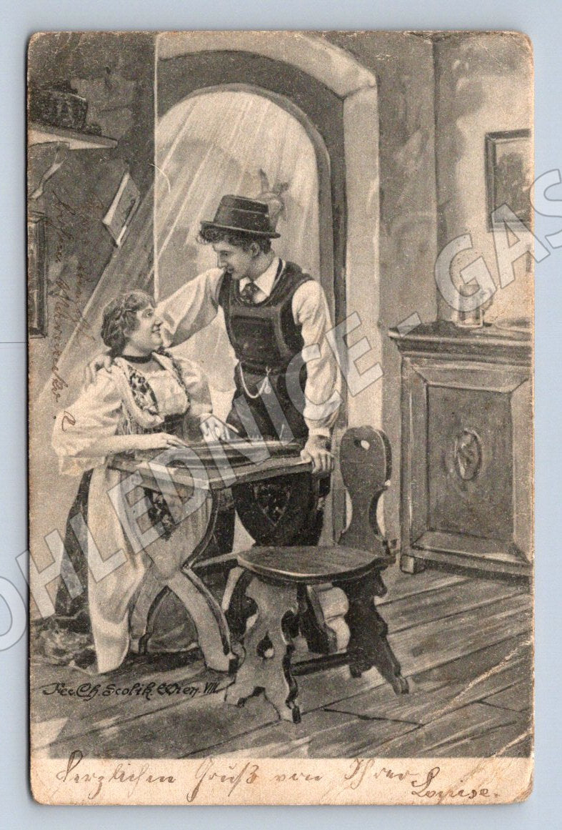 Postcard folk life ethnography (M2675)