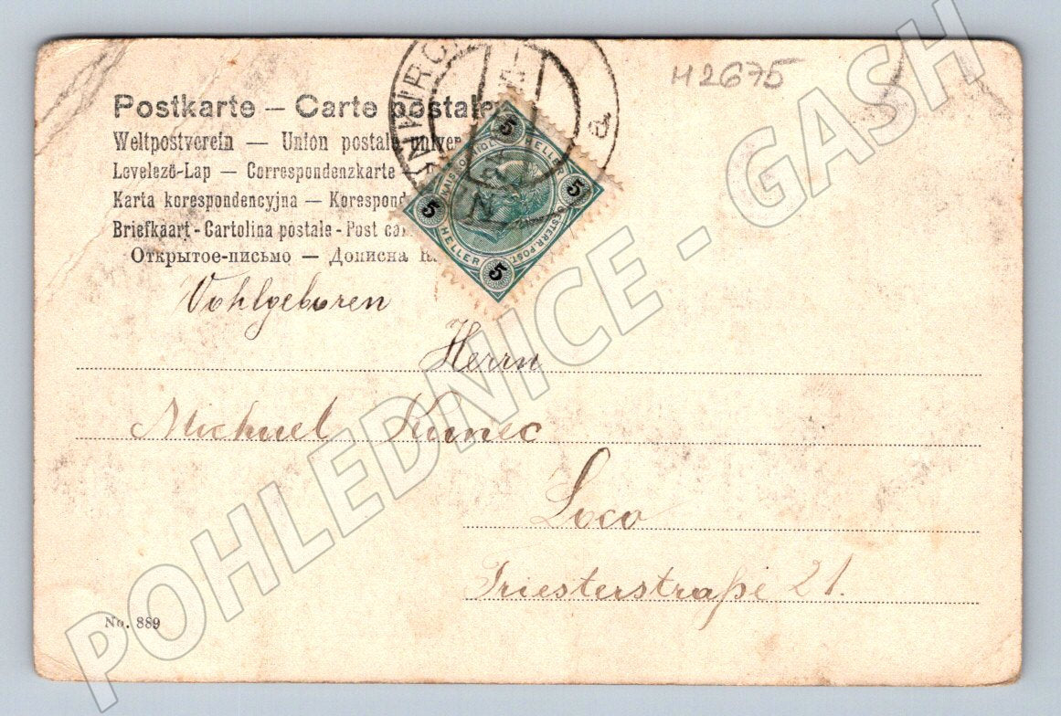 Postcard folk life ethnography (M2675)