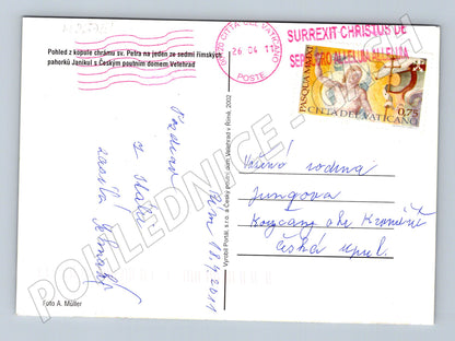 Pohlednice Itálie Vatikán výhled na Chrám sv. Petra 2011 (M26751)