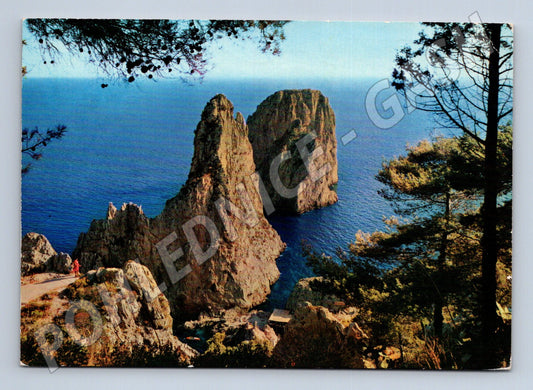 Pohlednice Itálie Capri Faraglioni 1978 (M26756)