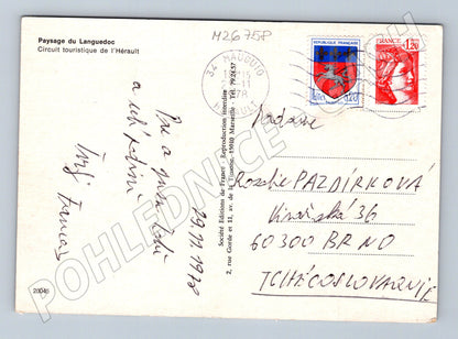 Pohlednice Francie Montpellier Palavas La Grande-Motte 1975 (M26758)