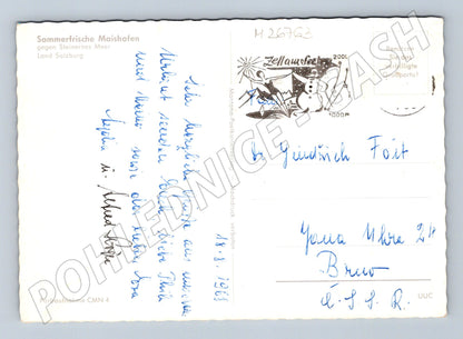 Pohlednice Rakousko Maiskofen hory 1968 (M26763)