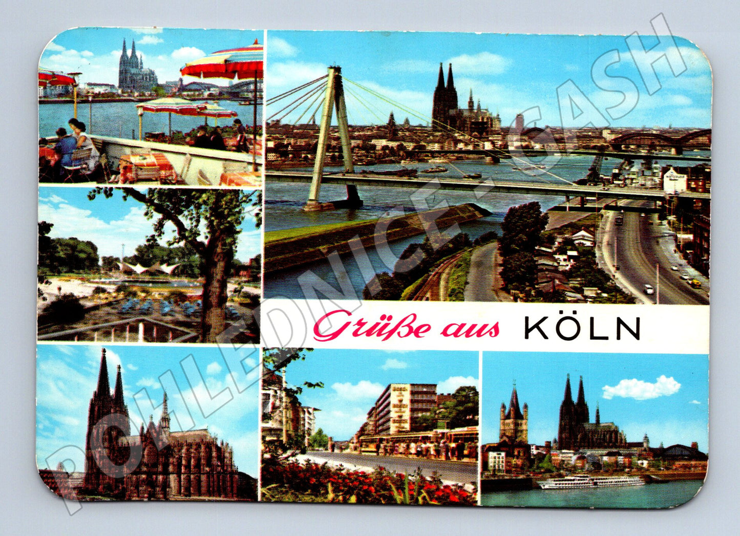 Pohlednice Německo Kolín nad Rýnem panoráma 1983 (M26767)