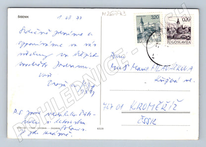 Pohlednice Chorvatsko Šibenik Katedrála sv. Jakuba 1977 (M26773)