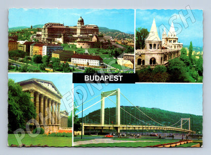Pohlednice Maďarsko Budapešť památky panorama (M26777)
