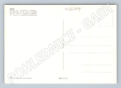 Pohlednice Itálie Řím Bazilika sv. Jana v Lateránu 1971 (M26784)