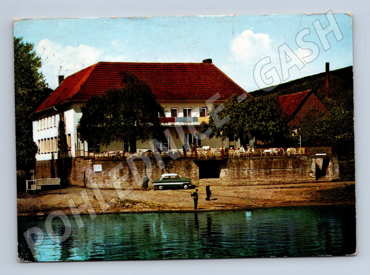 Pohlednice Německo Reinhardshagen Hotel Peter 1986 (M26790)