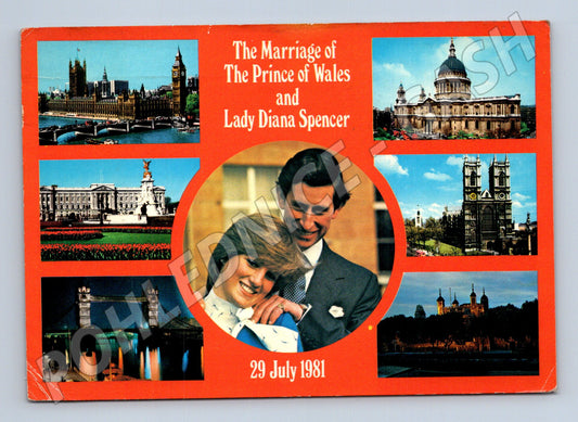Velká Británie svatba prince Charlese a Lady Diany 1981 (M26793)