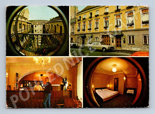 Pohlednice Rakousko Vídeň Hotel am Brillantengrund 1985 (M26794)
