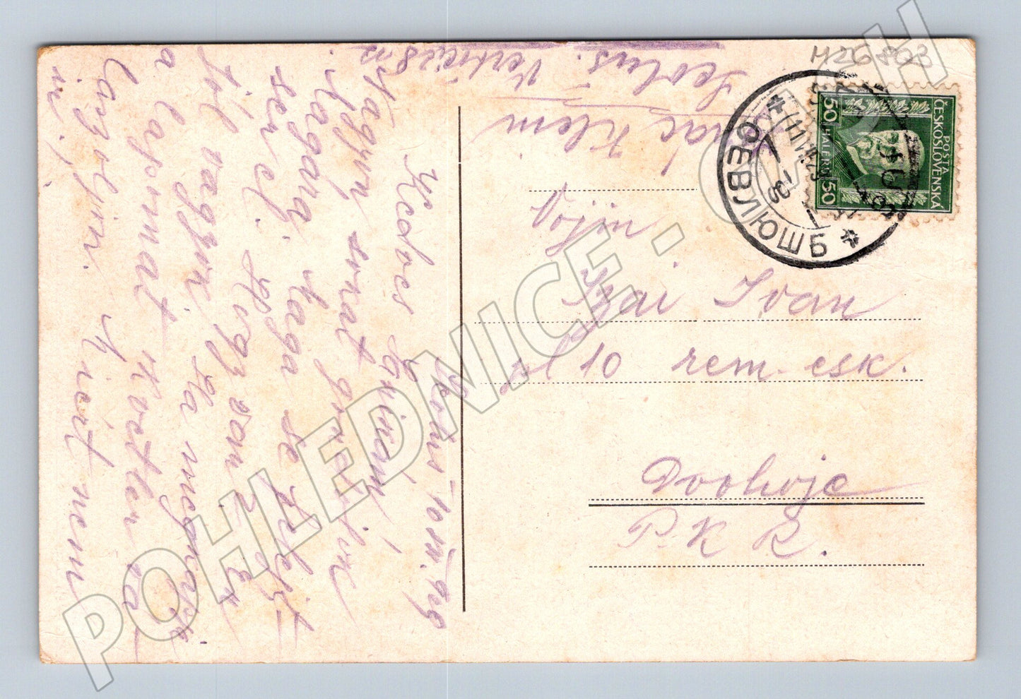 Pohlednice Československo zemědělský motiv 1938 (M26803)