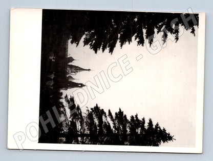 Stará fotografie katedrála s kopulemi a věžemi (M26804)
