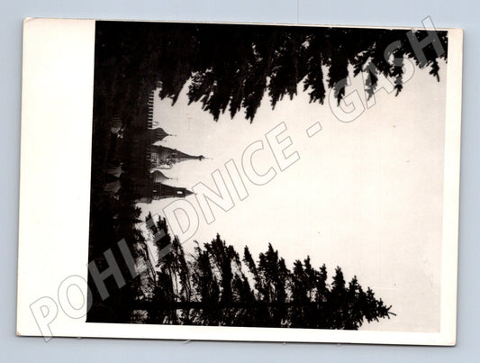 Stará fotografie katedrála s kopulemi a věžemi (M26804)