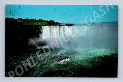 Pohlednice Kanada Niagara Falls Horseshoe Falls loď (M26814)