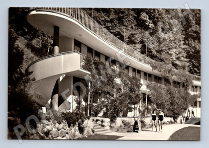 Pohlednice modernistický hotel plavky 1963 (M26823)