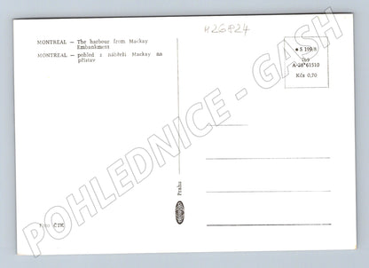 Pohlednice Kanada Montreal přístav z nábřeží Mackay (M26824)