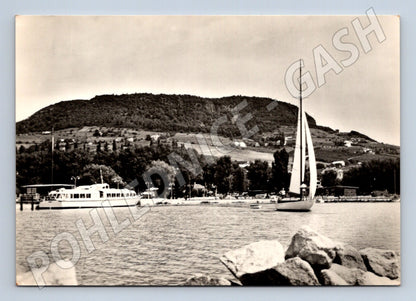 Pohlednice Maďarsko Badacsony lodě na jezeře (M26835)