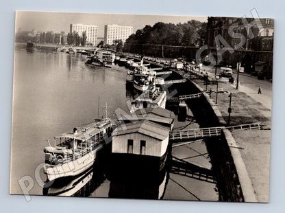 Pohlednice Německo Drážďany Brühl sche Terrasse lodě 1966 (M26842)