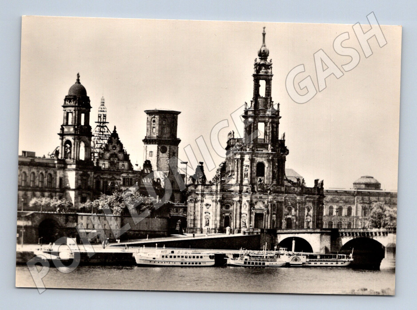 Pohlednice Německo Drážďany Hofkirche Labe 1965 (M26843)