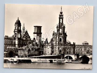 Pohlednice Německo Drážďany Hofkirche Labe 1965 (M26843)