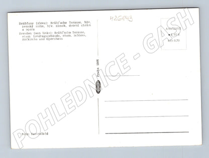 Pohlednice Německo Drážďany Hofkirche Labe 1965 (M26843)