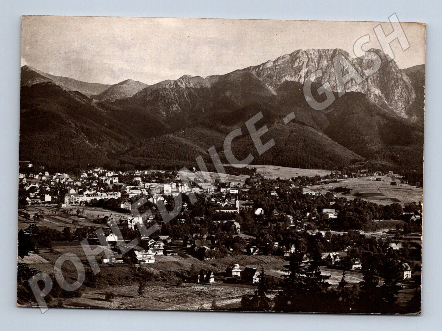 Pohlednice Polsko Zakopane s Giewontem 1955 (M26847)