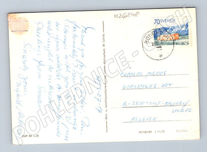 Pohlednice Německo Berg Oybin hradní zřícenina 1973 (M26848)