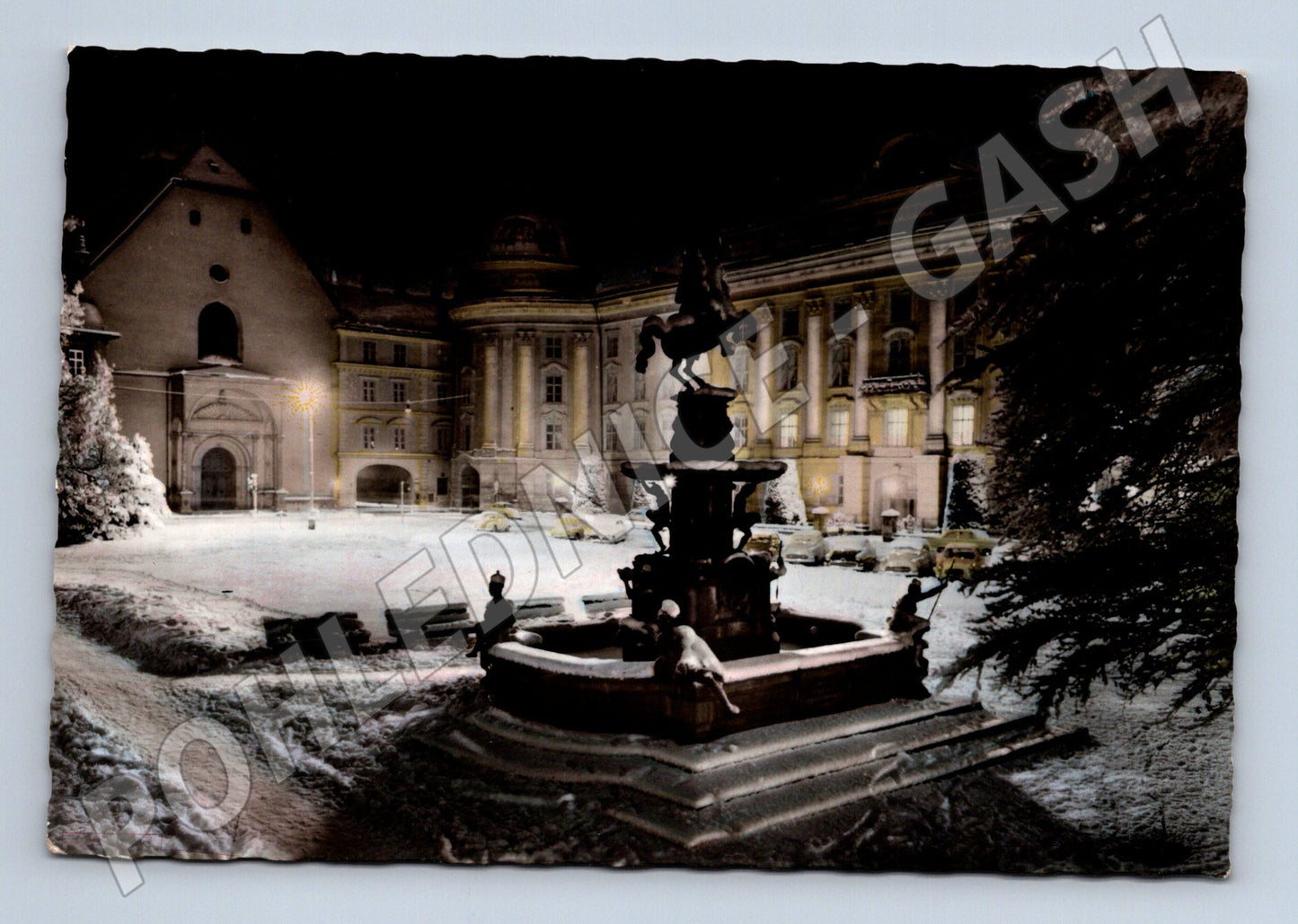 Pohlednice Rakousko Innsbruck náměstí fontána 1968 (M26857)