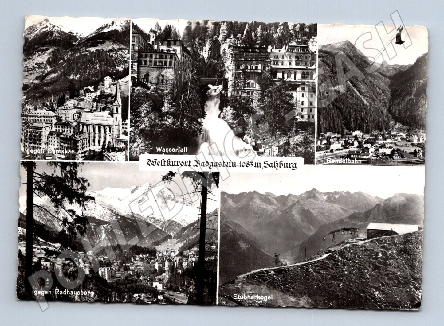 Pohlednice Rakousko Badgastein více pohledů 1933 (M26858)