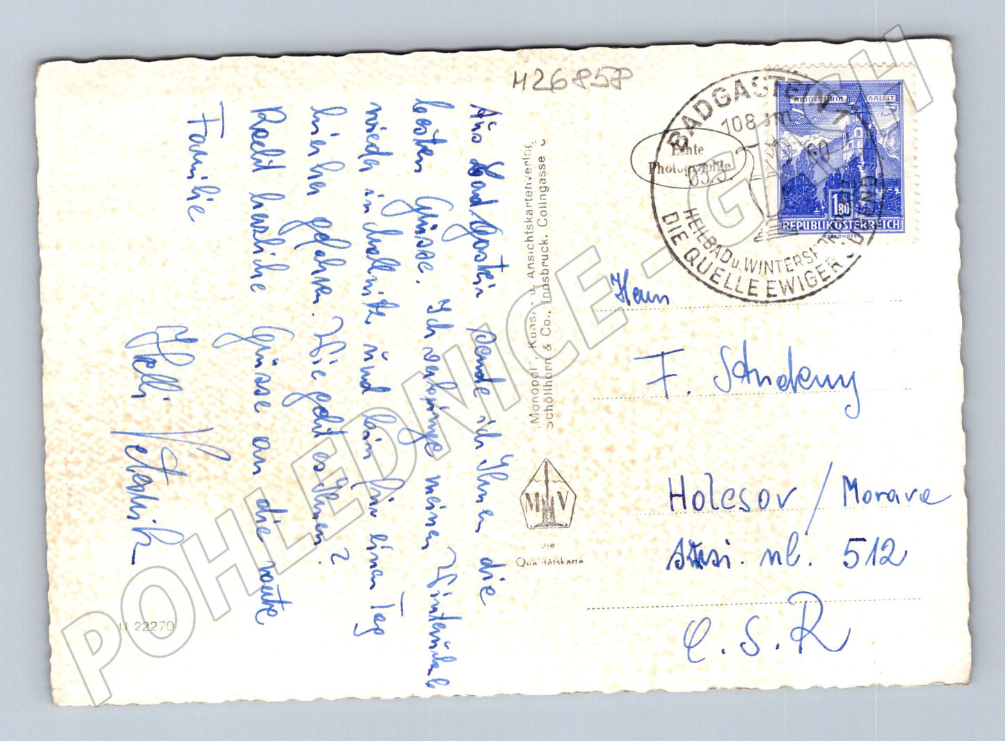 Pohlednice Rakousko Badgastein více pohledů 1933 (M26858)