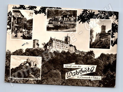 Pohlednice Německo hrad Wartburg Eisenach 1966 (M26865)