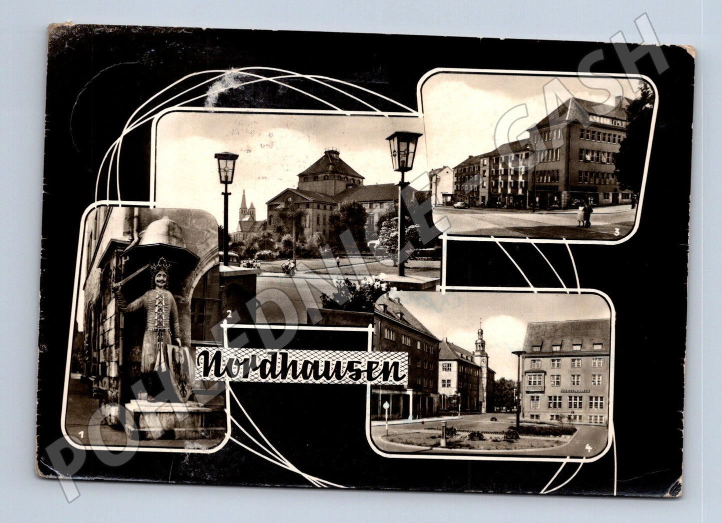 Pohlednice Německo Nordhausen více pohledů 1966 (M26871)