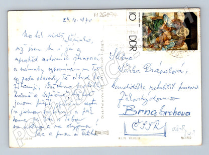 Pohlednice Německo Drážďany panoramatické záběry 1970 (M26874)