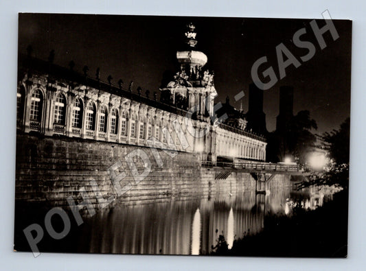 Pohlednice Německo Drážďany Zwinger noc 1965 (M26885)