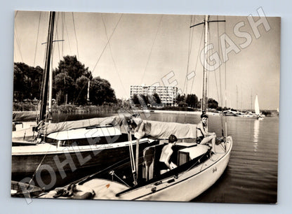 Pohlednice Maďarsko Siófok plachetnice Balaton (M26897)