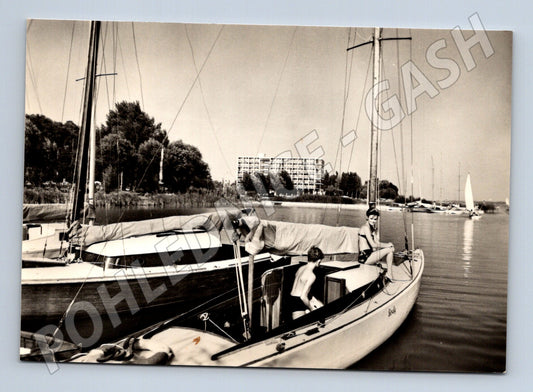 Pohlednice Maďarsko Siófok plachetnice Balaton (M26897)
