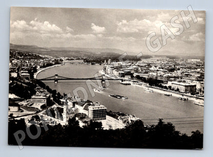 Pohlednice Maďarsko Budapešť celkový pohled (M26898)