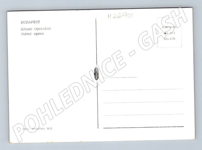 Pohlednice Maďarsko Budapešť Státní opera 1950s (M26901)