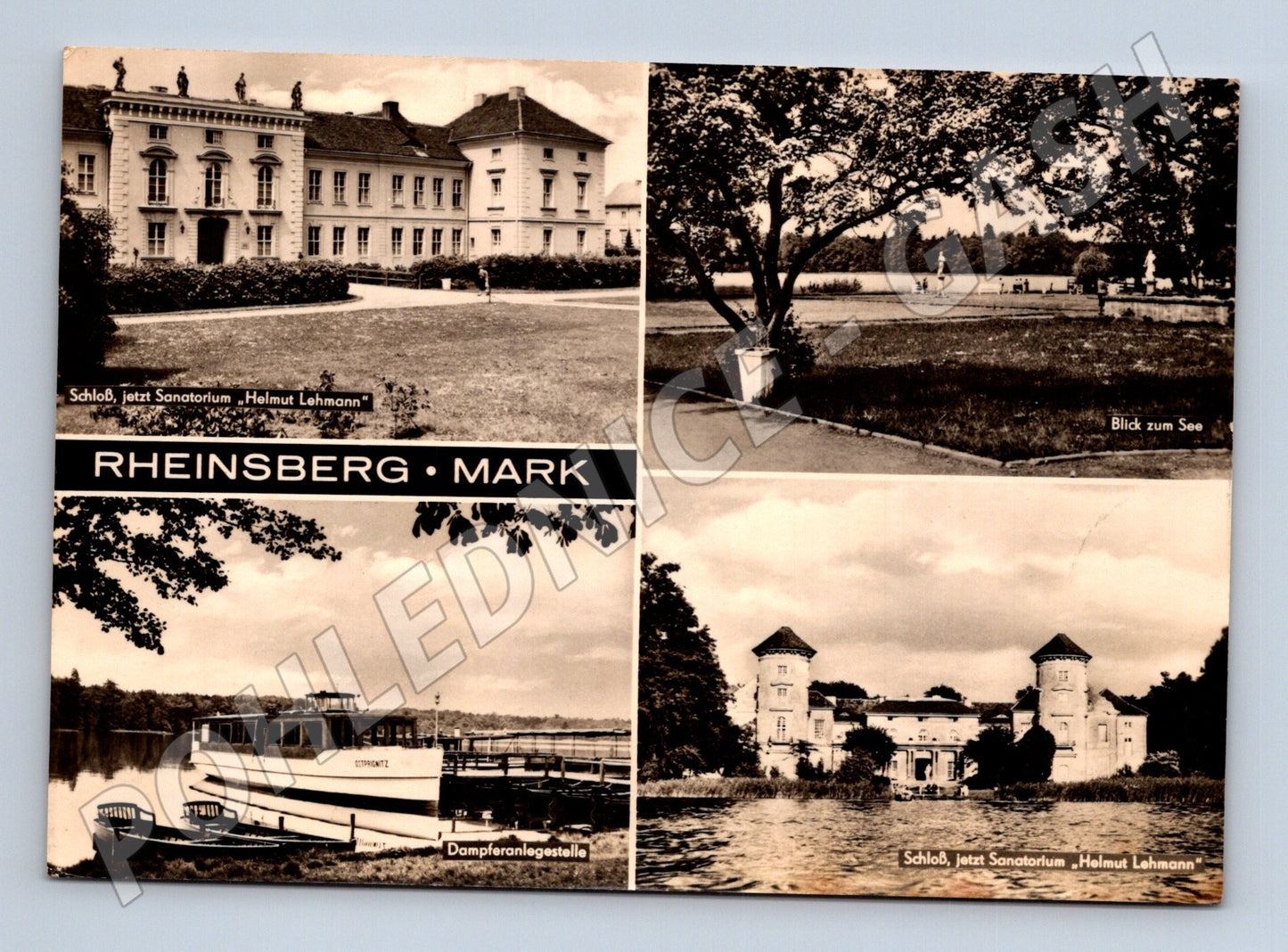 Pohlednice Německo Rheinsberg Mark zámek (M26913)