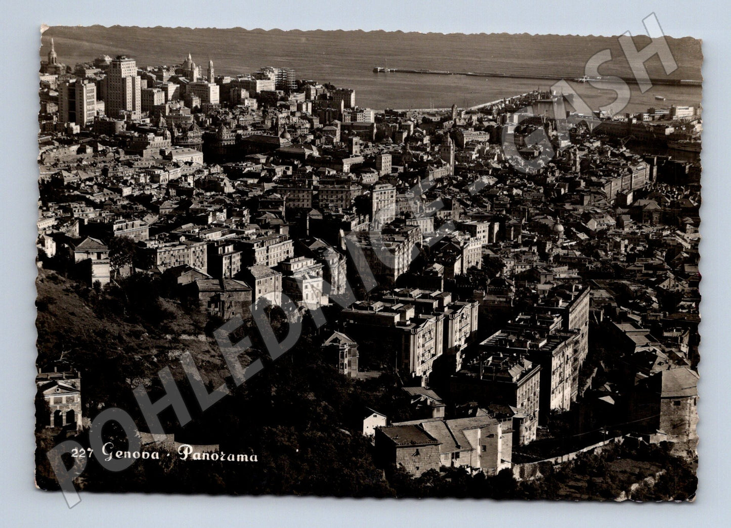 Pohlednice Itálie Janov panorama 1954 (M26917)