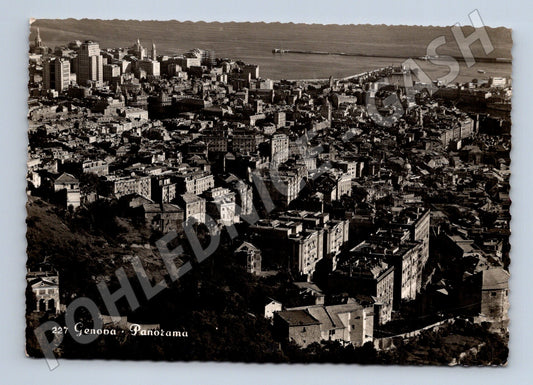 Pohlednice Itálie Janov panorama 1954 (M26917)