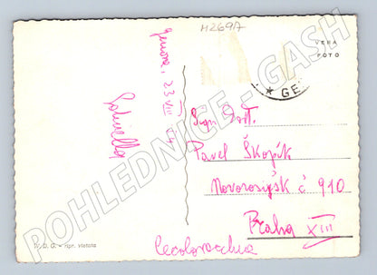 Pohlednice Itálie Janov panorama 1954 (M26917)