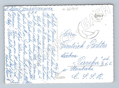 Pohlednice Německo Weißenhorn multi-view 1952 (M26919)