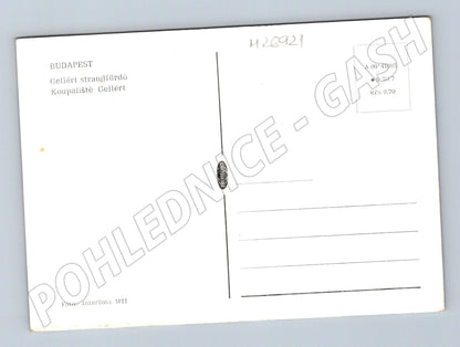 Pohlednice Maďarsko Budapešť lázně Gellért (M26921)
