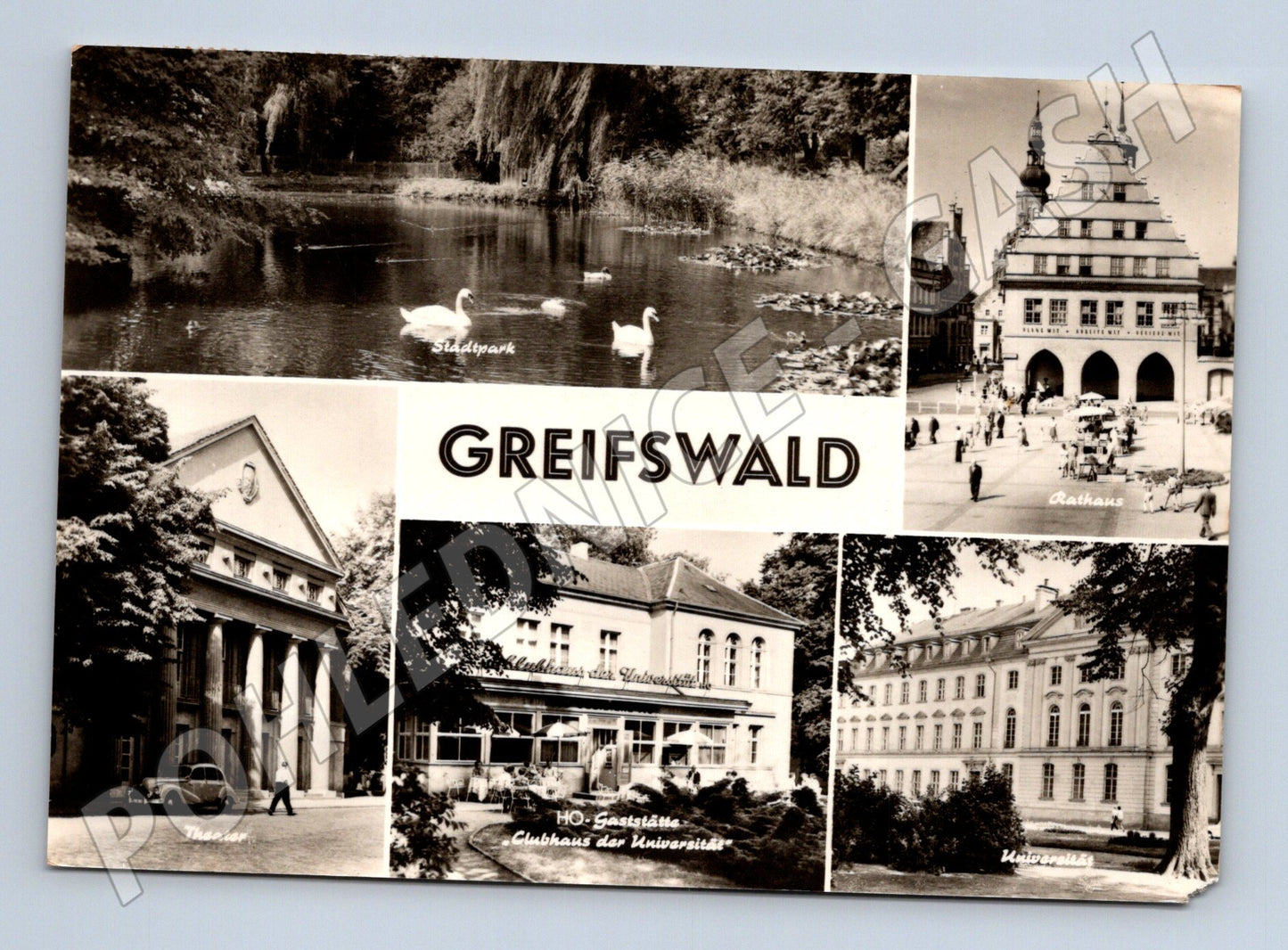 Pohlednice Německo Greifswald vícepohled (M26923)
