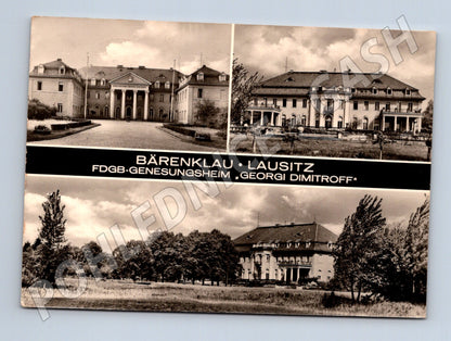 Pohlednice Německo Bärenklau Lausitz FDGB Genesungsheim 1976 (M26926)
