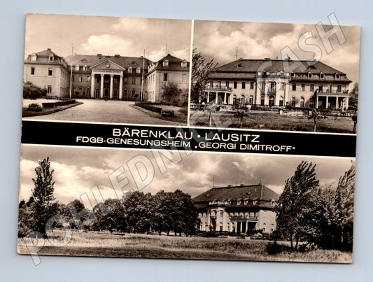 Pohlednice Německo Bärenklau Lausitz FDGB Genesungsheim 1976 (M26926)
