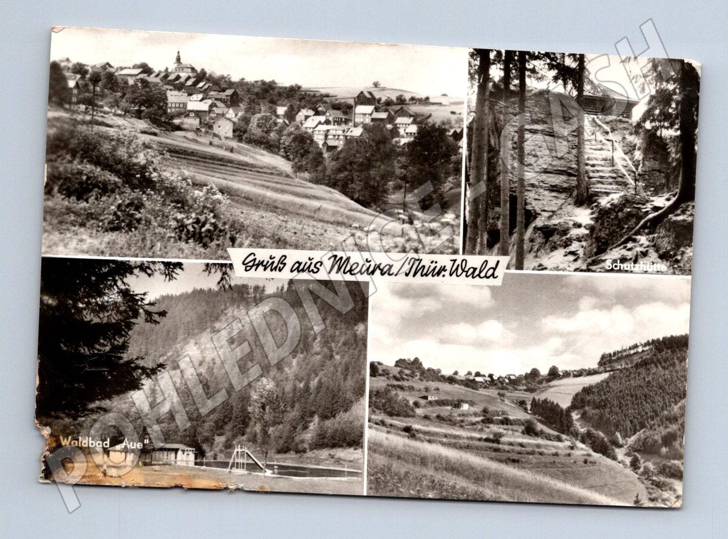 Pohlednice Německo Meura, Thür. Wald a okolí 1976 (M26931)